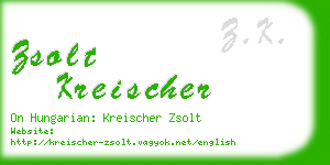zsolt kreischer business card